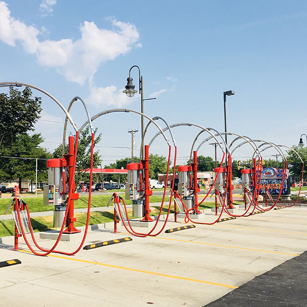 New vacuums at the car wash