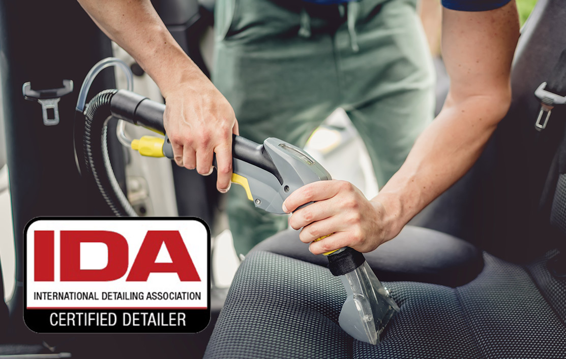 IDA certified interior car detailing